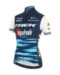 SANTINI Tricou de ciclism cu mânecă scurtă - TREK 2020 LADY - alb/albastru