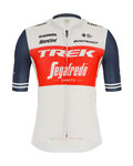 SANTINI Tricou de ciclism cu mânecă scurtă - TREK SEGAFREDO 2020 - alb/albastru/roșu