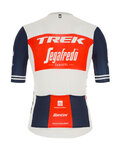 SANTINI Tricou de ciclism cu mânecă scurtă - TREK SEGAFREDO 2020 - alb/albastru/roșu