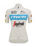 SANTINI Tricou de ciclism cu mânecă scurtă - TREK SEGAFREDO 2022 LADY FAN LINE - albastru/alb