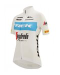 SANTINI Tricou de ciclism cu mânecă scurtă - TREK SEGAFREDO 2022 LADY FAN LINE - albastru/alb
