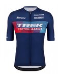 SANTINI Tricou de ciclism cu mânecă scurtă - TREK 2023 FACTORY RACING - albastru