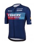 SANTINI Tricou de ciclism cu mânecă scurtă - TREK 2023 FACTORY RACING - albastru