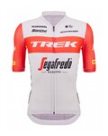 SANTINI Tricou de ciclism cu mânecă scurtă - TREK SEGAFREDO 2023 ORIGINAL - roșu/alb