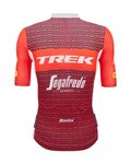 SANTINI Tricou de ciclism cu mânecă scurtă - TREK SEGAFREDO 2023 ORIGINAL - roșu/alb