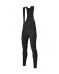 SANTINI Pantaloni de ciclism lungi cu bretele - RARO WINTER - negru