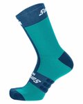 SANTINI Șosete clasice de ciclism - X IRONMAN DEA - albastru