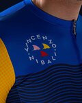 SANTINI Tricou de ciclism cu mânecă scurtă - NIBALI SQUALO - roșu/albastru/galben