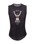 SANTINI Tricou de ciclism fără mâneci - UCI GOODWOOD1982 - curcubeu/negru