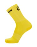SANTINI Șosete clasice de ciclism - TOUR DE FRANCE 2024 - galben