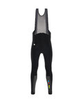 SANTINI Pantaloni de ciclism lungi cu bretele - UCI RAINBOW 2020 - negru