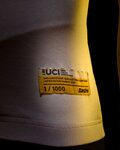 SANTINI Tricou de ciclism cu mânecă scurtă - UCI WORLD 100 GOLD - curcubeu/alb