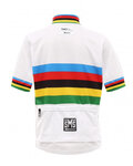 SANTINI Tricou de ciclism cu mânecă scurtă - UCI KIDS - multicolor/alb