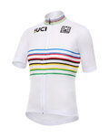 SANTINI Tricou de ciclism cu mânecă scurtă - UCI WORLD CHAMPION - alb