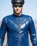 SANTINI Jachetă rezistentă la vânt de ciclism - MARZO - albastru