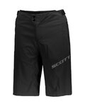 SCOTT Pantaloni scurți de ciclism fără bretele - ENDURANCE LS/FIT - negru