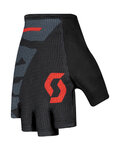 SCOTT Mănuși de ciclism fără degete - ASPECT SPORT GEL SF - gri/roșu
