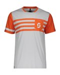 SCOTT Tricou de ciclism cu mânecă scurtă - TRAIL FLOW DRI - portocaliu/gri