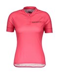 SCOTT Tricou de ciclism cu mânecă scurtă - ENDURANCE 30 LADY - roz