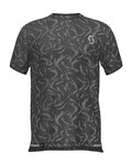 SCOTT Tricou de ciclism cu mânecă scurtă - KINABALU - gri/alb/negru