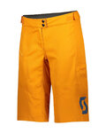 SCOTT Pantaloni scurți de ciclism fără bretele - TRAIL VERTIC LADY - galben