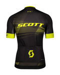 SCOTT Tricou de ciclism cu mânecă scurtă - RC PRO 2020 - negru/galben