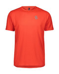 SCOTT Tricou de ciclism cu mânecă scurtă - TRAIL MNT - roșu