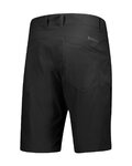 SCOTT Pantaloni scurți de ciclism fără bretele - TRAIL MTN - negru