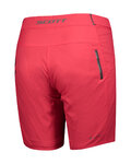 SCOTT Pantaloni scurți de ciclism fără bretele - ENDURANCE LS/F. LADY - roz