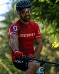 SCOTT Tricou de ciclism cu mânecă scurtă - RC PRO 2021 - roșu/alb