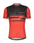 SCOTT Tricou de ciclism cu mânecă scurtă - RC TEAM 20 MTB - roșu/gri