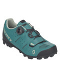 SCOTT Pantofi de ciclism - MTB ELITE BOA LADY - negru/verde
