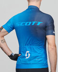 SCOTT Tricou de ciclism cu mânecă scurtă - RC PRO 2021 - albastru/alb
