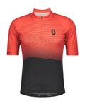 SCOTT Tricou de ciclism cu mânecă scurtă - ENDURANCE 20 - roșu/negru