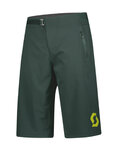 SCOTT Pantaloni scurți de ciclism fără bretele - TRAIL VERTIC 2021 - verde