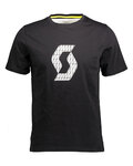 SCOTT Tricou de ciclism cu mânecă scurtă - ICON FACTORY TEAM - negru