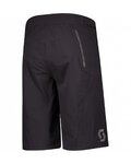 SCOTT Pantaloni scurți de ciclism fără bretele - ENDURANCE LS/FIT W/PAD - negru