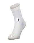 SCOTT Șosete clasice de ciclism - PERFO SRAM CREW - alb