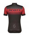 SCOTT Tricou de ciclism cu mânecă scurtă - SCOTT RC TEAM 20 SS - roșu/negru