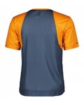 SCOTT Tricoul și pantalonii de ciclism MTB - TRAIL VERTIC SS - portocaliu/albastru/negru