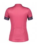 SCOTT Tricou de ciclism cu mânecă scurtă - ENDURANCE 20 SS LADY - mov/roz