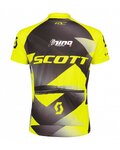 SCOTT Tricou de ciclism cu mânecă scurtă - RC PRO SS JUNIOR - galben/negru