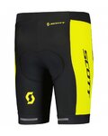 SCOTT Pantaloni scurți de ciclism fără bretele - RC PRO JUNIOR 2022 - galben/negru
