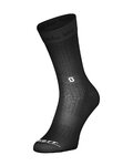 SCOTT Șosete clasice de ciclism - PERFOMANCE CREW  - negru/alb