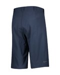 SCOTT Pantaloni scurți de ciclism fără bretele - TRAIL FLOW - albastru