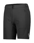 SCOTT Pantaloni scurți de ciclism fără bretele - ENDURANCE LS/FIT W/PAD - negru