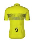 SCOTT Tricou de ciclism cu mânecă scurtă - TEAM 10 - galben