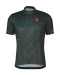 SCOTT Tricou de ciclism cu mânecă scurtă - TEAM 20 - verde