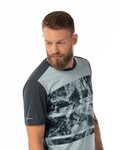 SCOTT Tricou de ciclism cu mânecă scurtă - TRAIL FLOW SS - verde deschis/verde