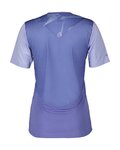 SCOTT Tricou de ciclism cu mânecă scurtă - TRAIL VERTIC SS LADY - albastru deschis/albastru